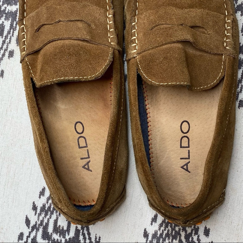ALDO Suede Moccasin Driving Loafers - Picture 13 of 16